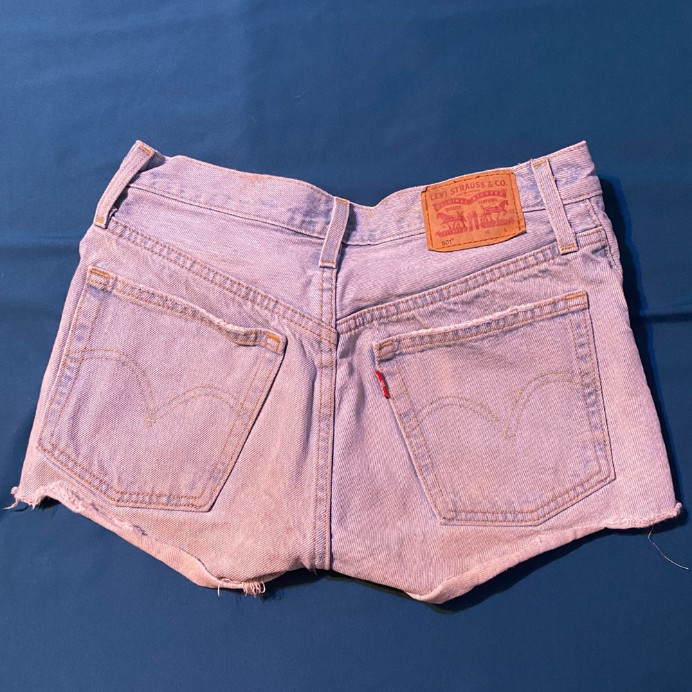 Levi's 501 Denim Light Blue Shorts W24